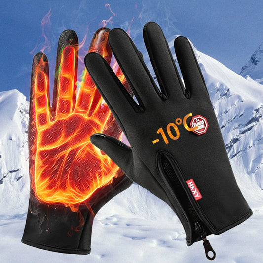 Gants d’Hiver Tactiles Coupe-Vent – Chauds, Antidérapants & Imperméables (Unisexe)
